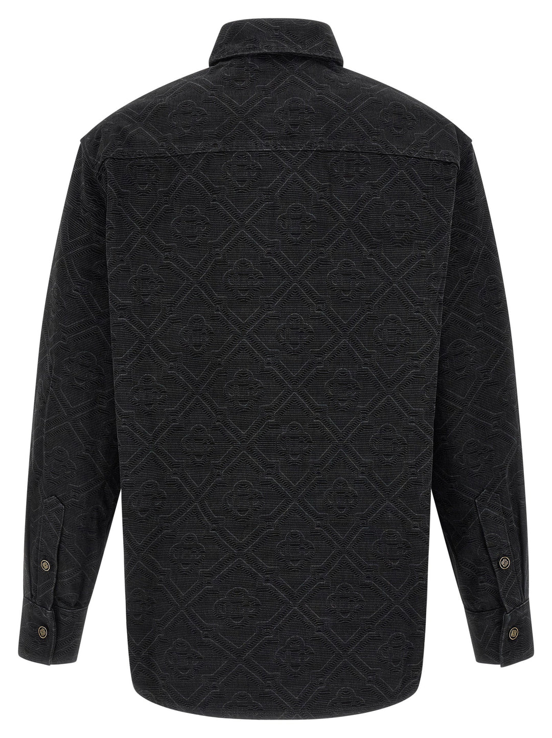 Casablanca Black Cotton Blouse