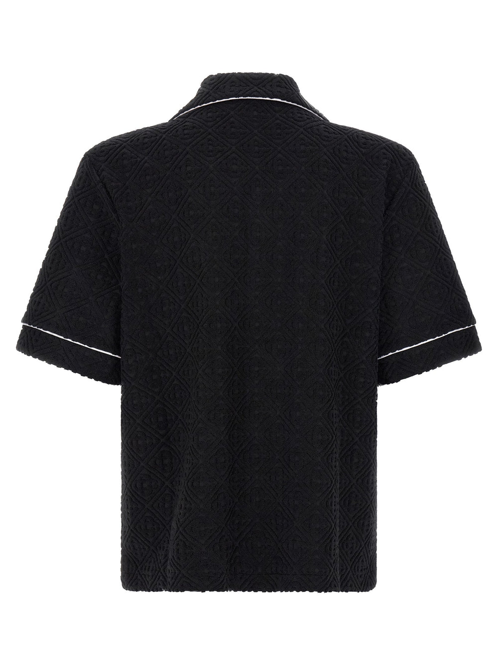 Casablanca Black Cotton Pattern Shirt