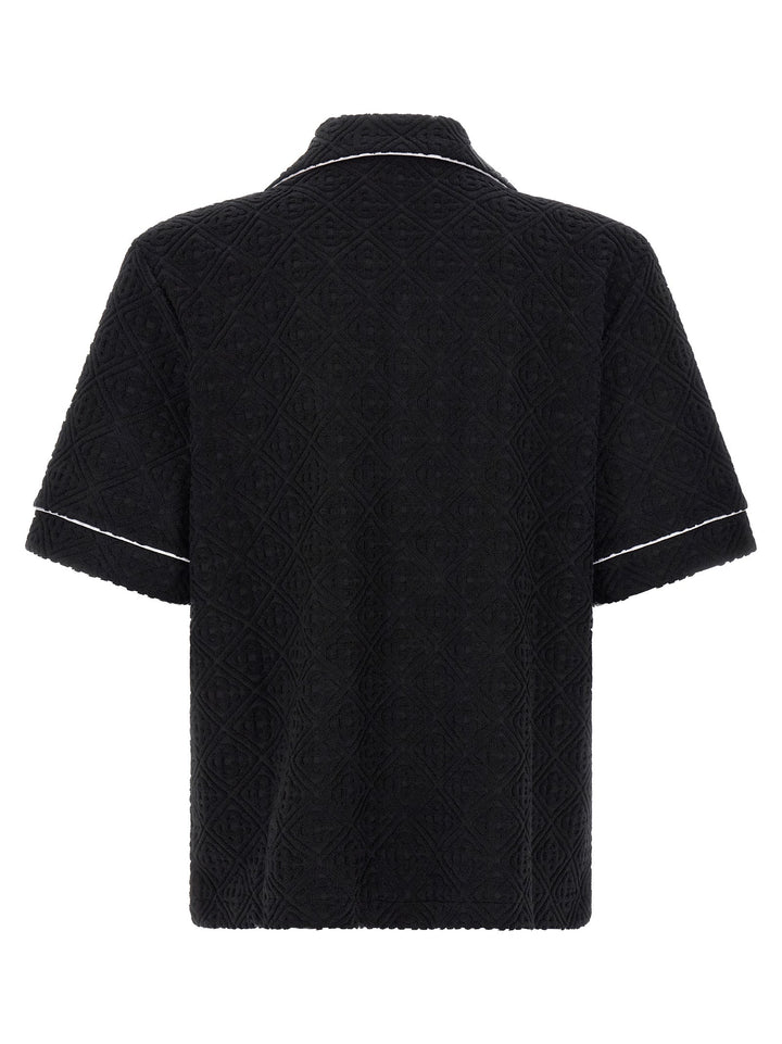 Casablanca Black Cotton Pattern Shirt