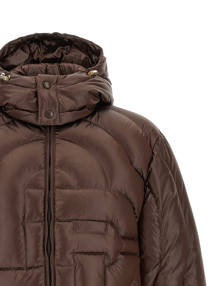 Men’s Casablanca Brown Polyamide Full-length Jacket