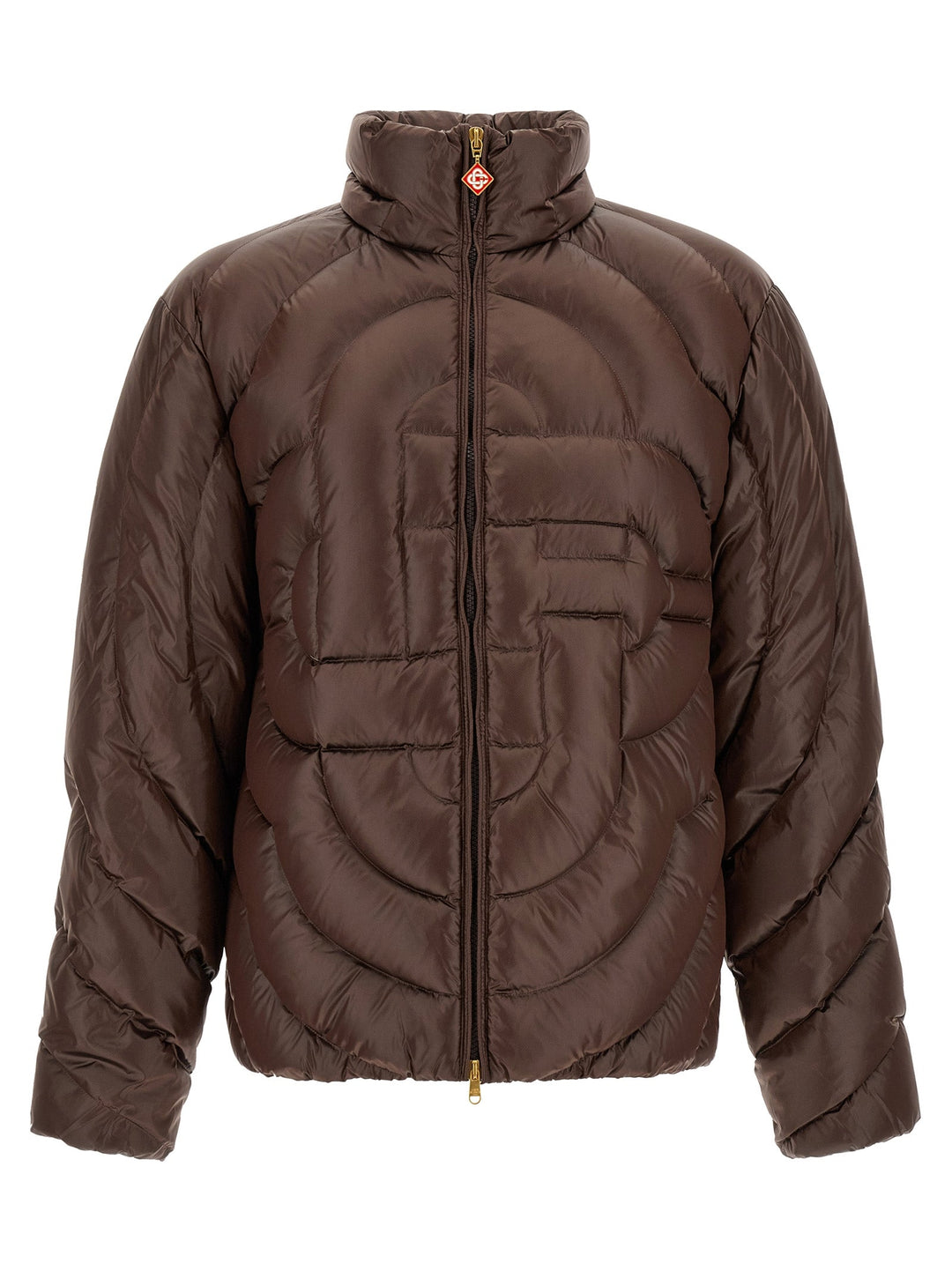 Men’s Casablanca Brown Polyamide Full-length Jacket