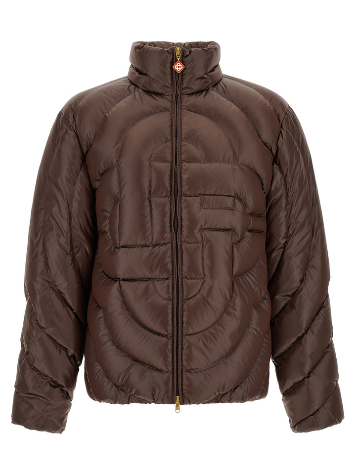 Men’s Casablanca Brown Polyamide Full-length Jacket