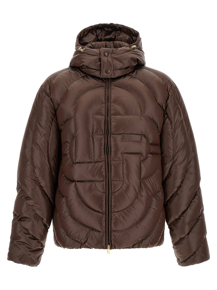 Men’s Casablanca Brown Polyamide Full-length Jacket