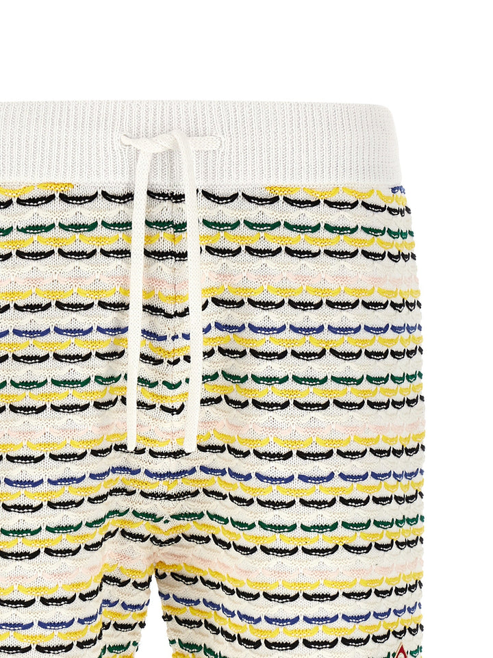 Casablanca Multicolor Cotton Bermuda Shorts