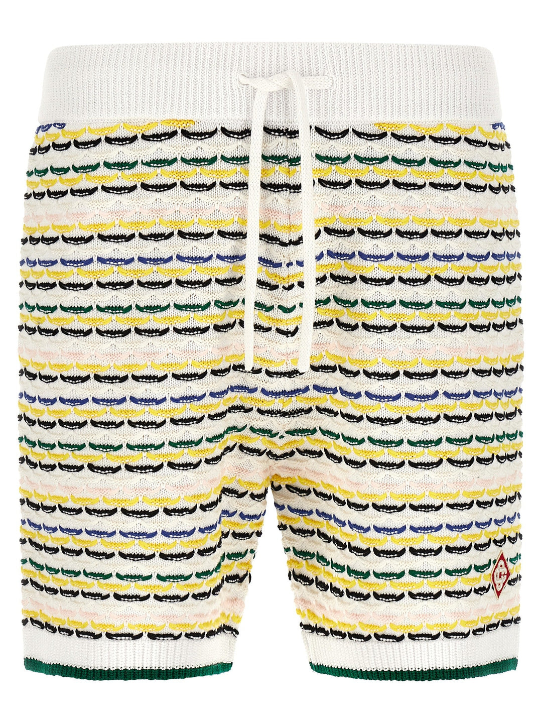 Men’s Casablanca Multicolor Cotton Bermuda Shorts