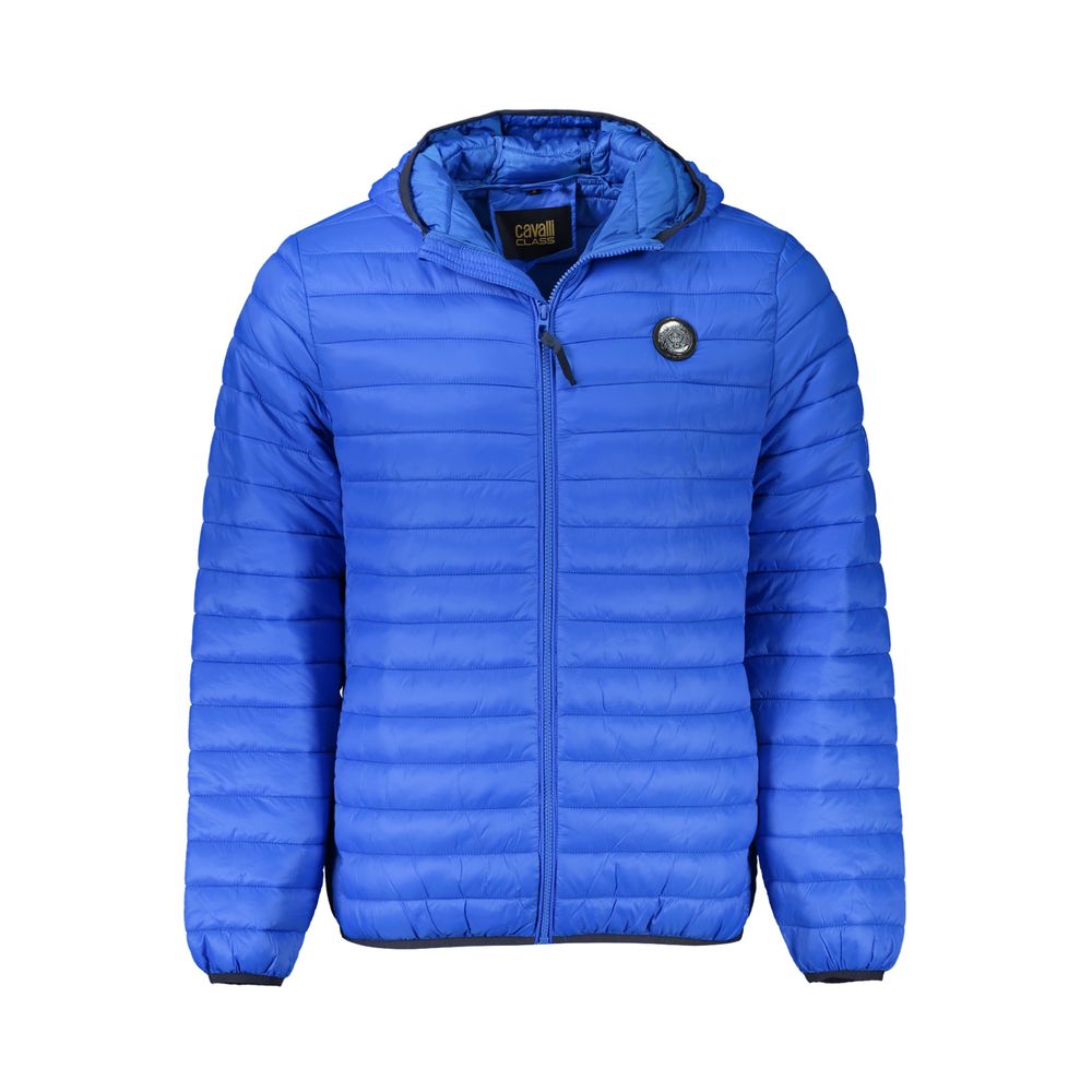 Men’s Cavalli Class Blu Poliammide Jacket