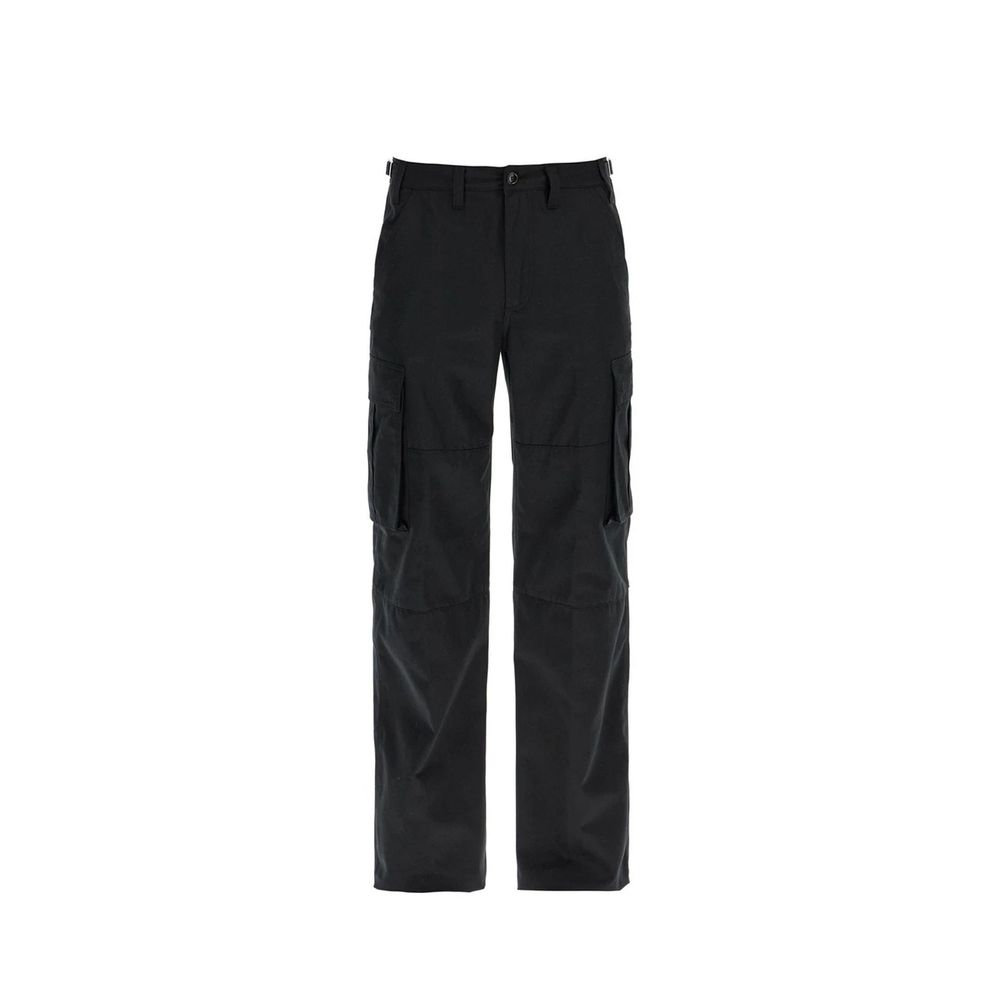 Men’s Celine Black Cotton Cargo Pants