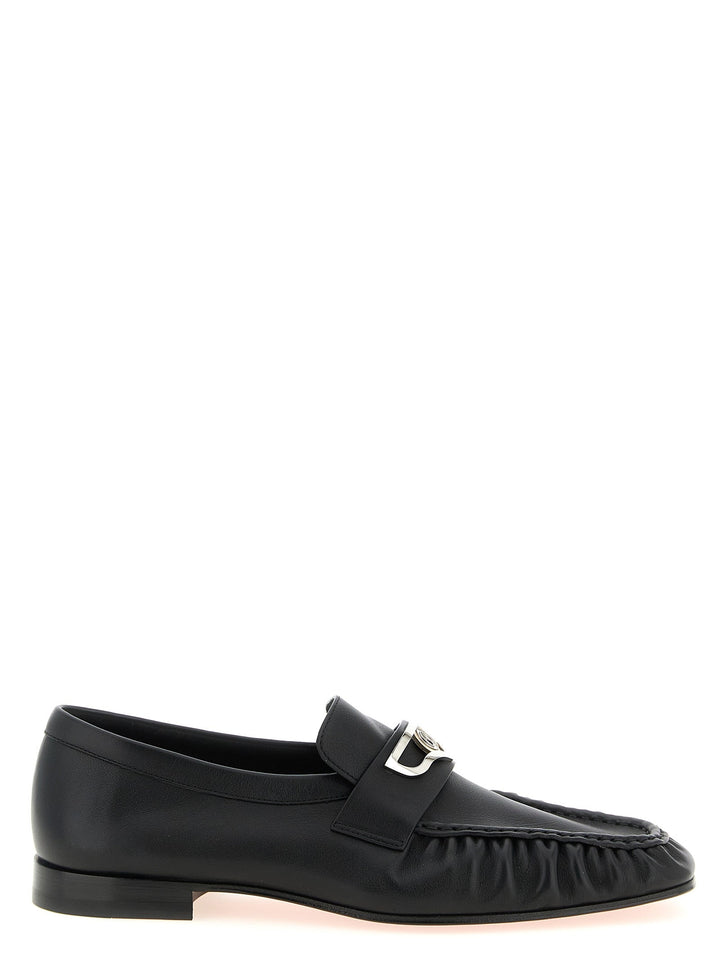 Men’s Christian Louboutin Black Calfskin Slip-on Loafers