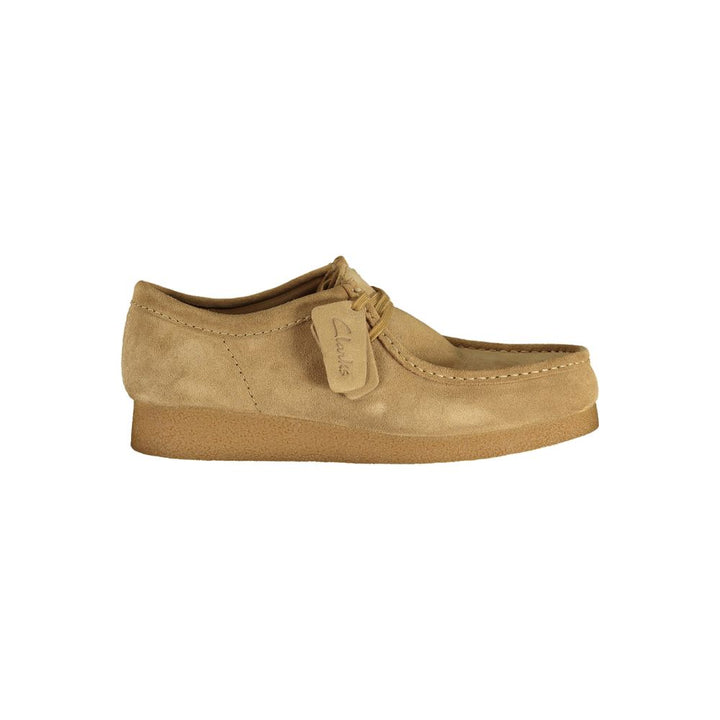 Men’s Clarks Beige Suede Mens Sneaker