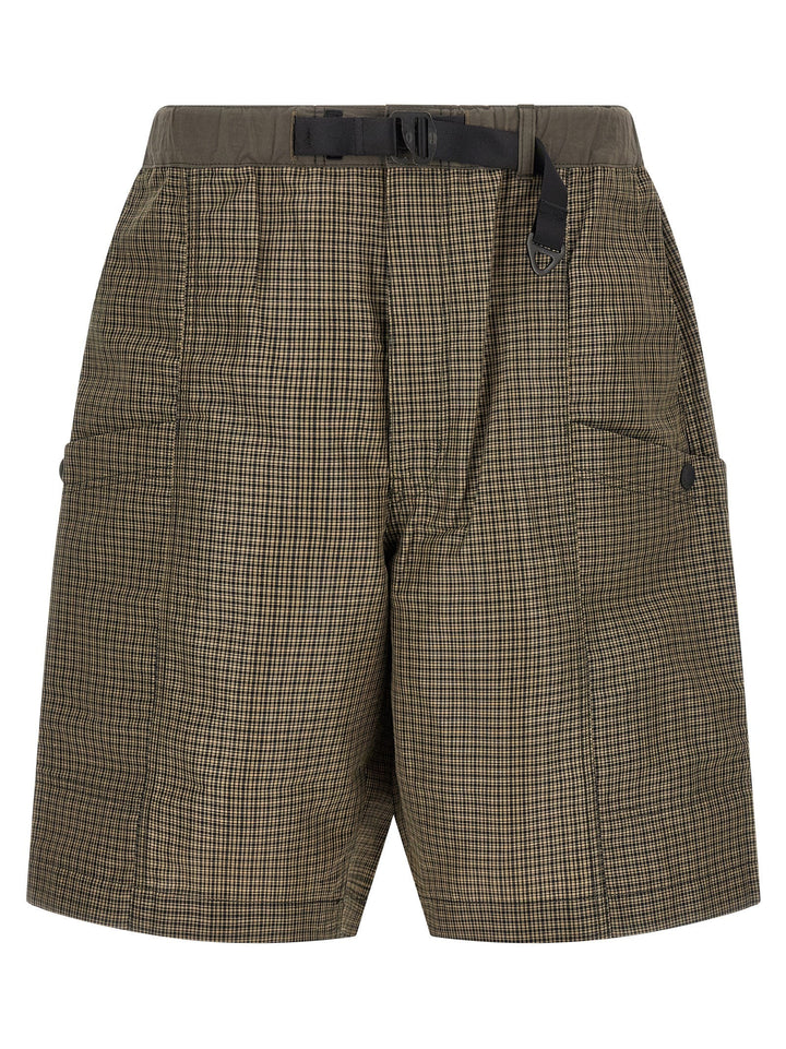Men’s Comme Des Garçons Bicolor Linen Bermuda Shorts