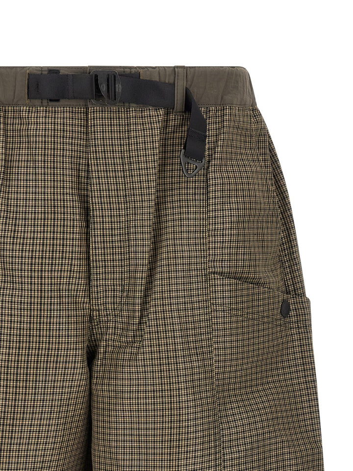 Men’s Comme Des Garçons Bicolor Linen Bermuda Shorts