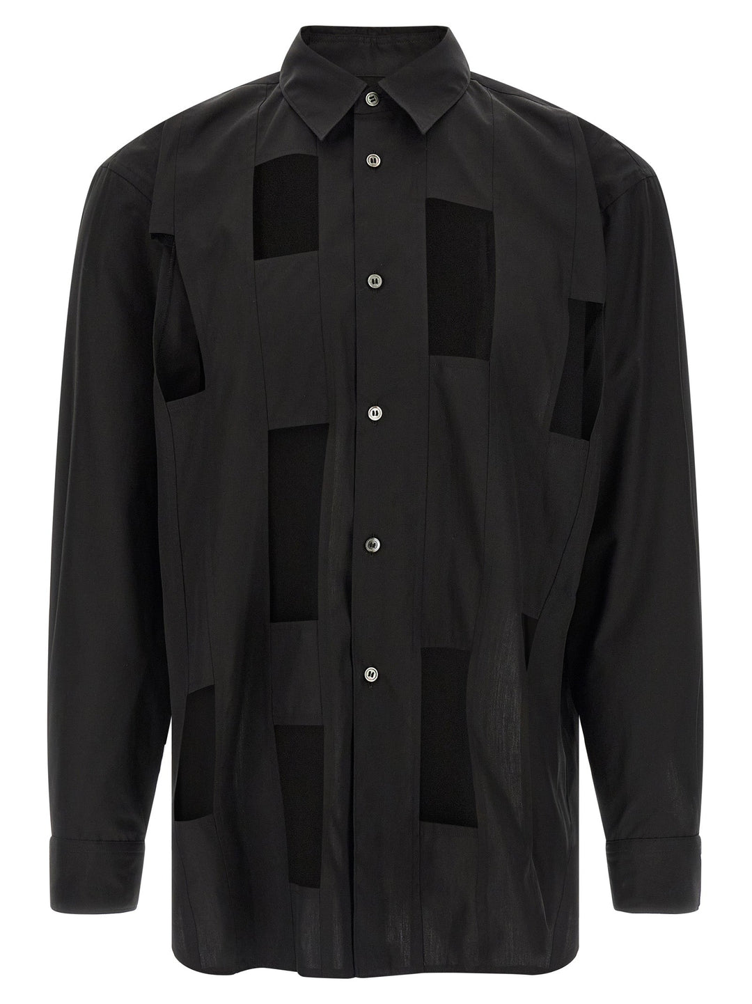 Comme Des Garçons Black Cotton Blouse