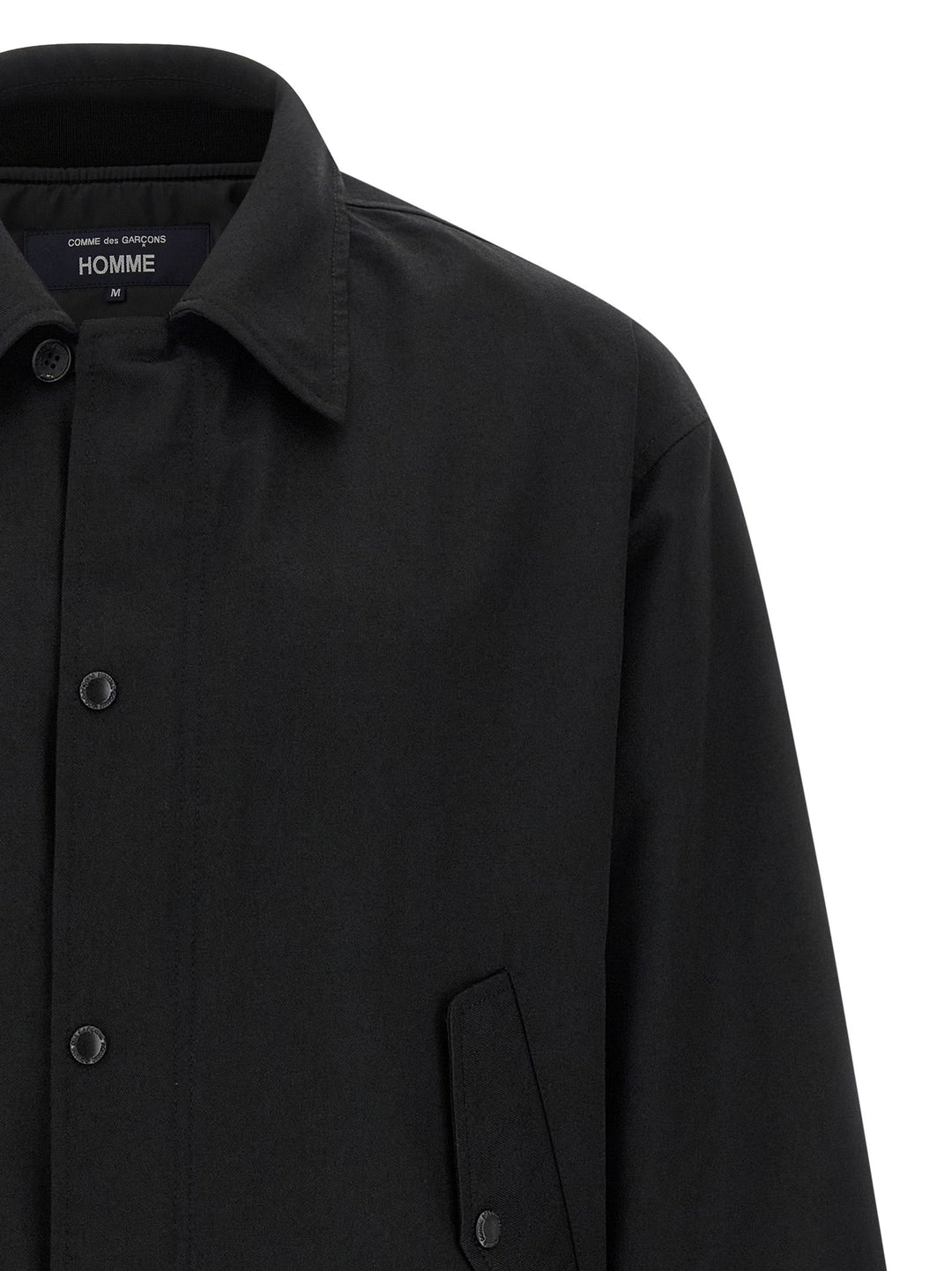 Men’s Comme Des Garçons Black Polyester Full-length Jacket
