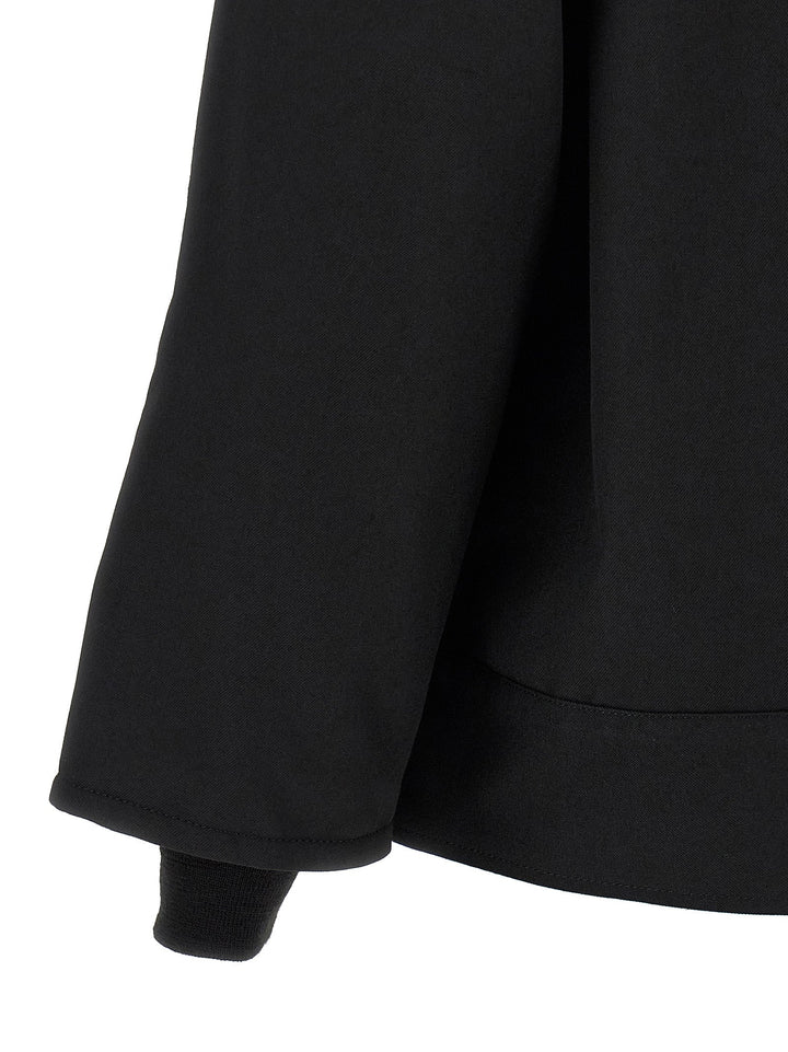 Men’s Comme Des Garçons Black Polyester Full-length Jacket