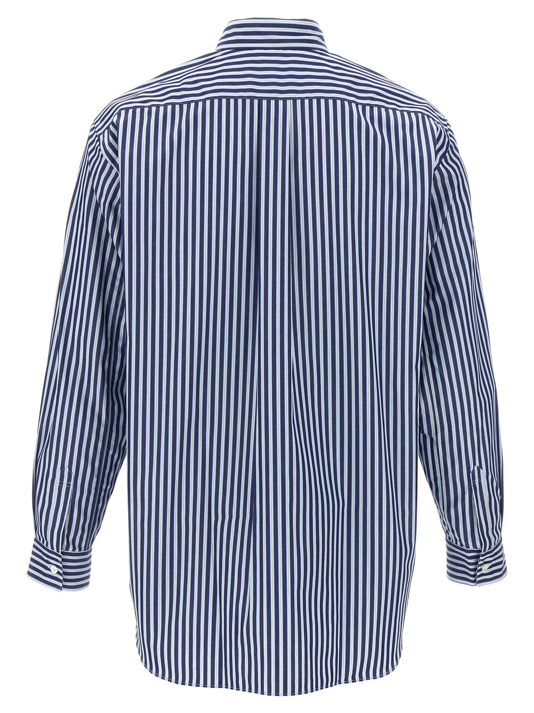 Comme Des Garçons Blue Cotton Blouse