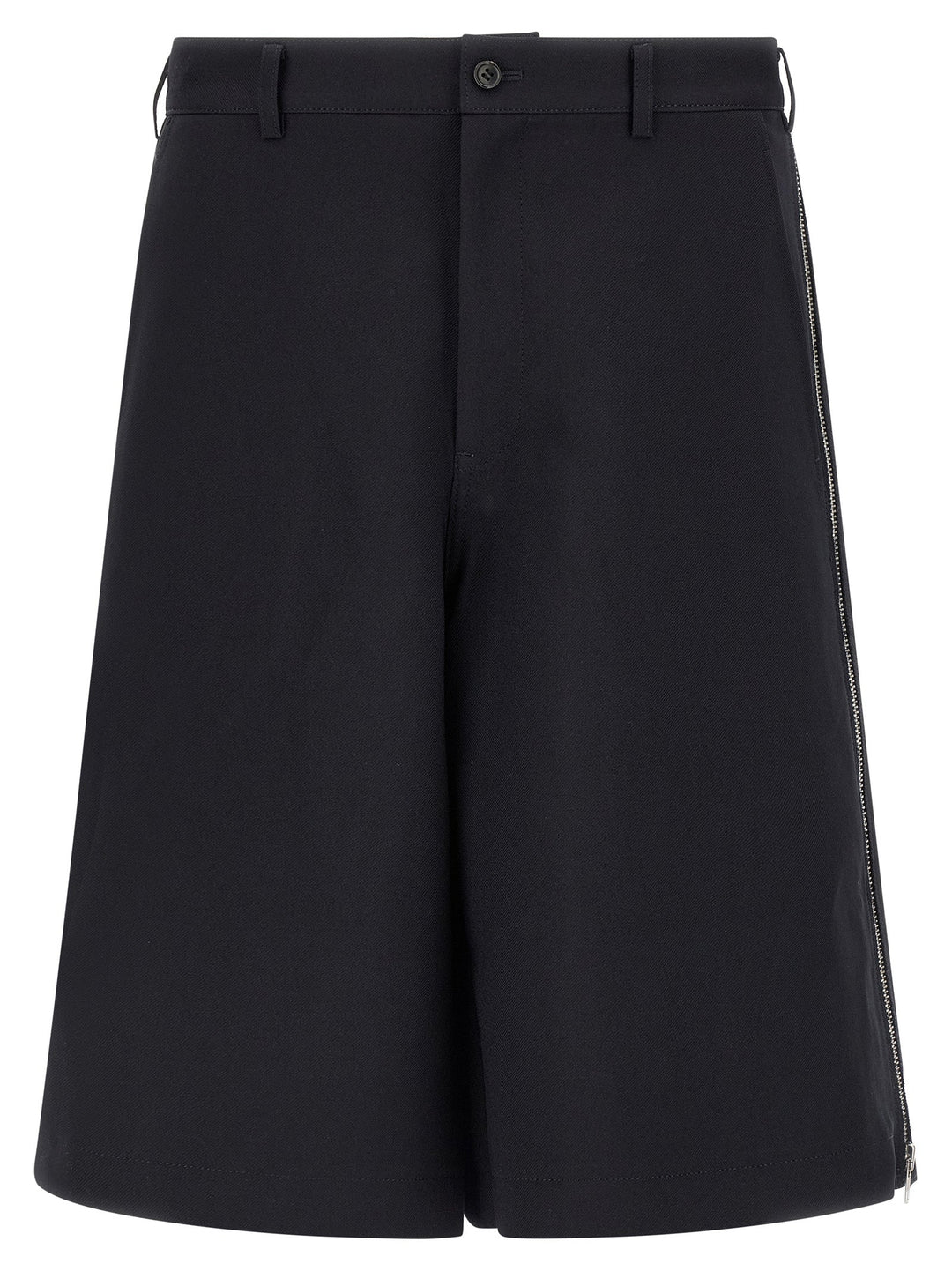 Men’s Comme Des Garçons Blue Polyester Bermuda Shorts