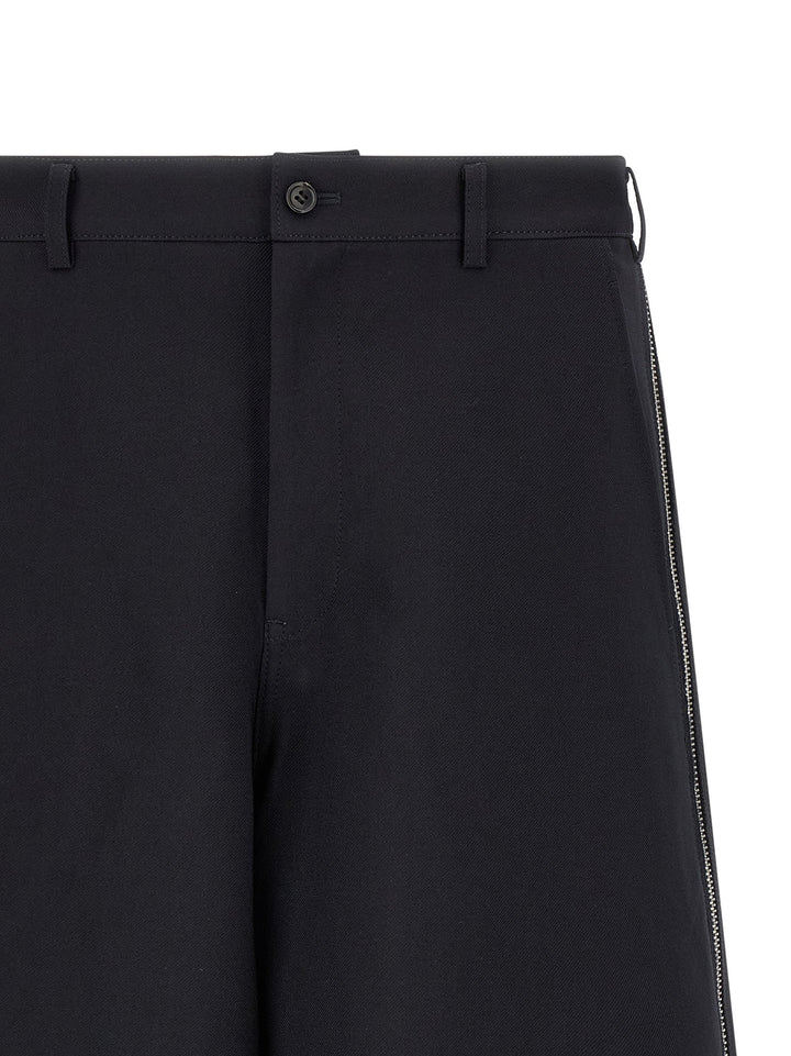 Men’s Comme Des Garçons Blue Polyester Bermuda Shorts