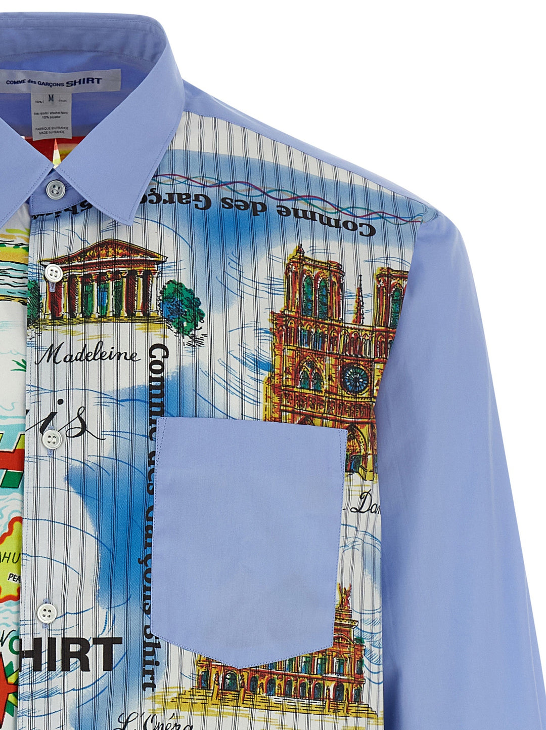 Comme Des Garçons Multicolor Cotton Blouse