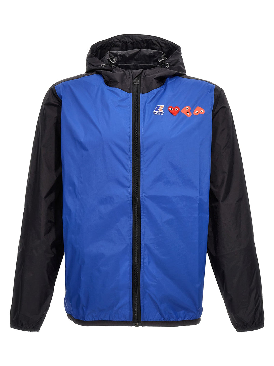 Men’s Comme Des Garçons Play Blue Nylon Shell Jacket