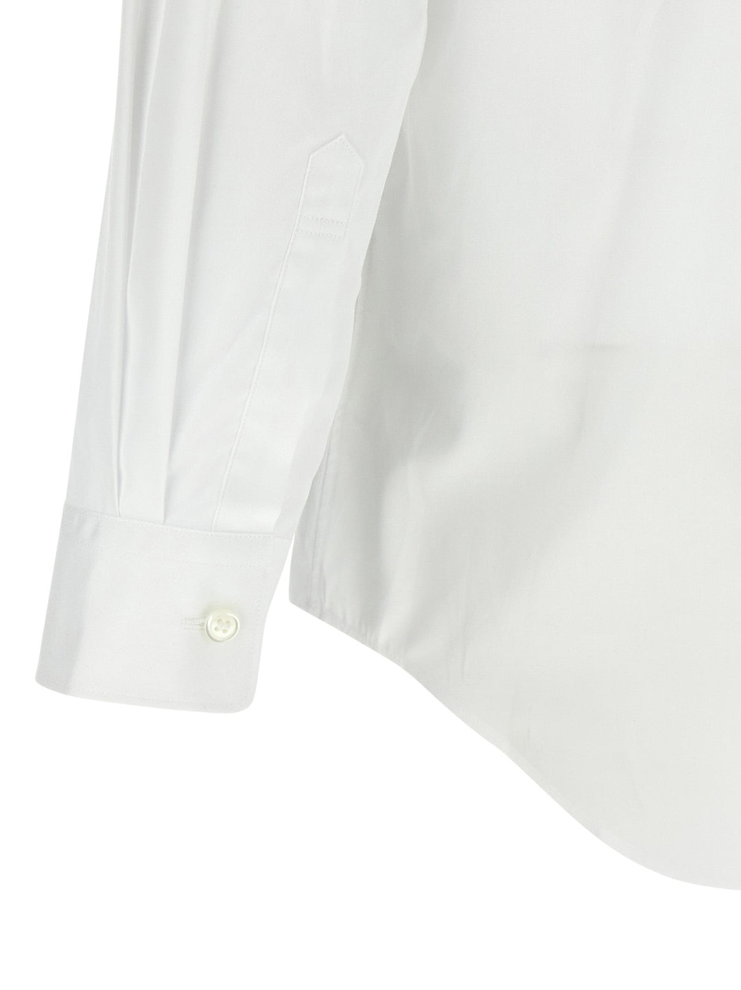Comme Des Garçons Play White Cotton Blouse