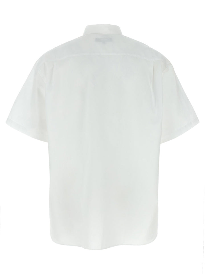 Comme Des Garçons White Cotton Blouse