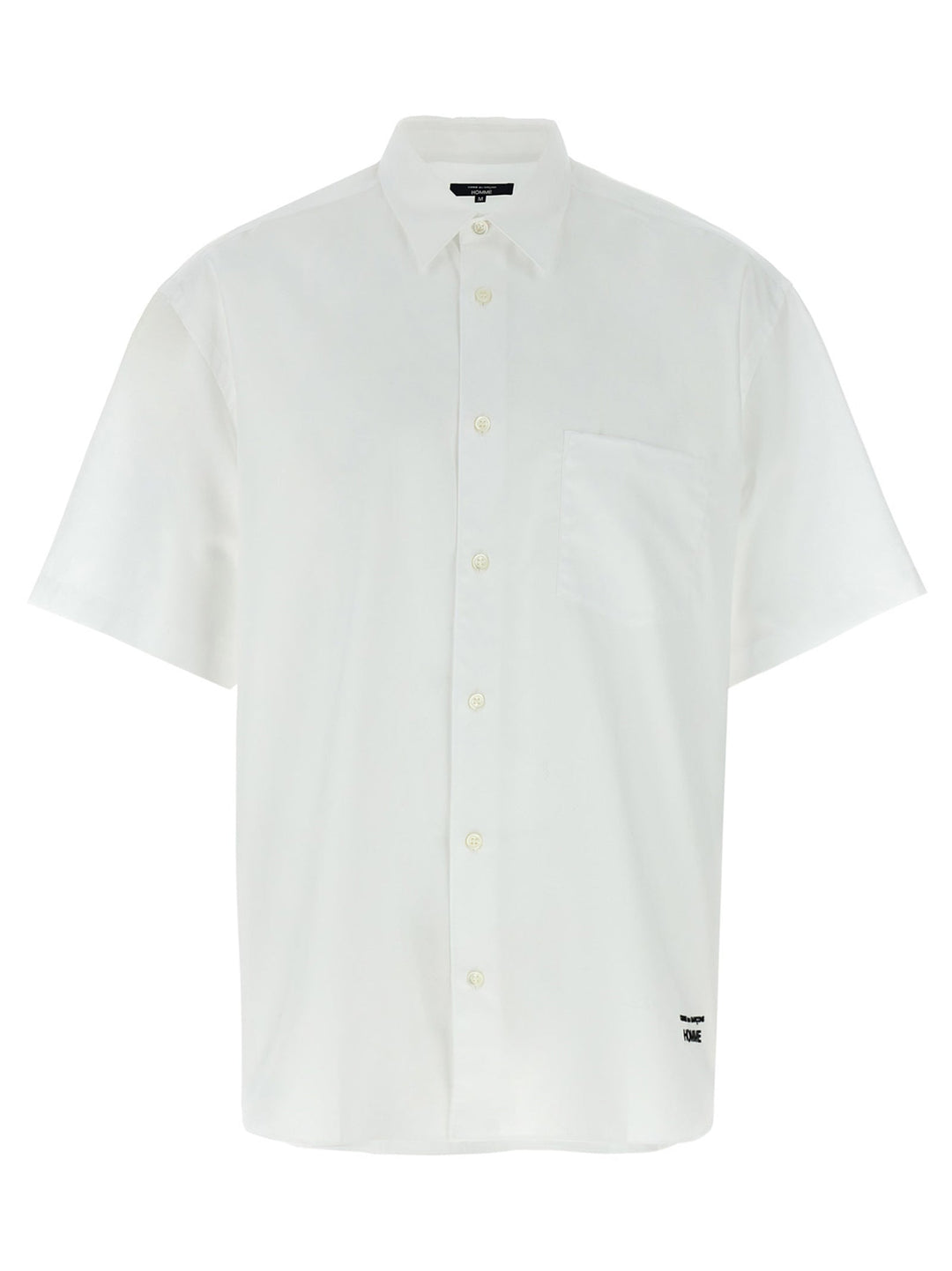 Comme Des Garçons White Cotton Blouse