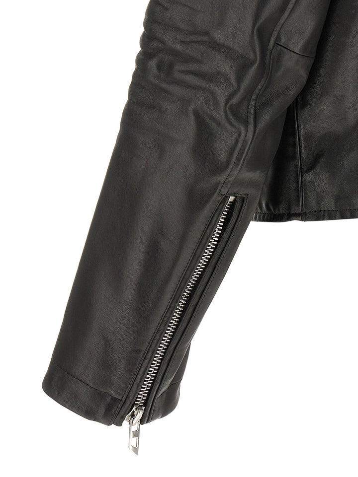 Men’s Diesel Black Cowhide Leather Jacket