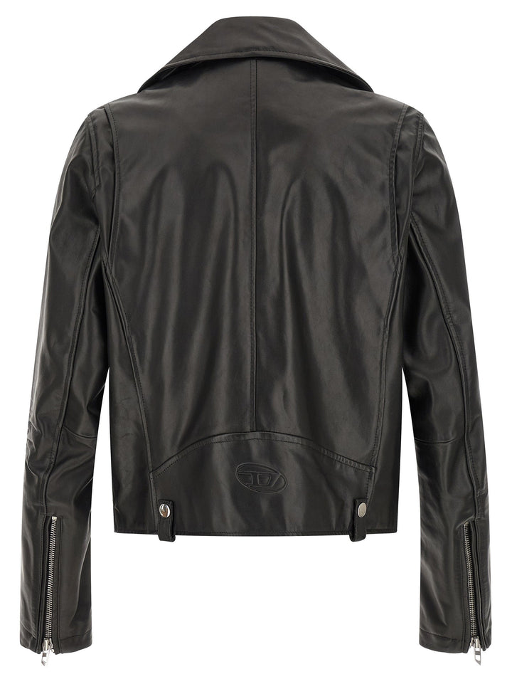 Men’s Diesel Black Cowhide Leather Jacket