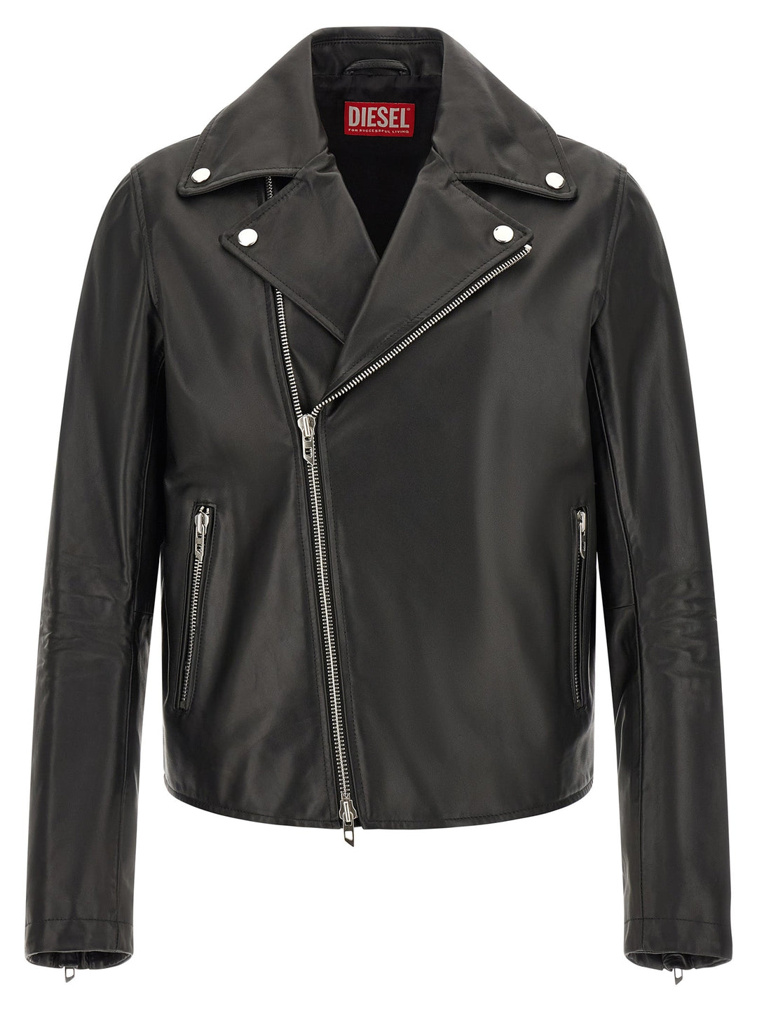 Men’s Diesel Black Cowhide Leather Jacket