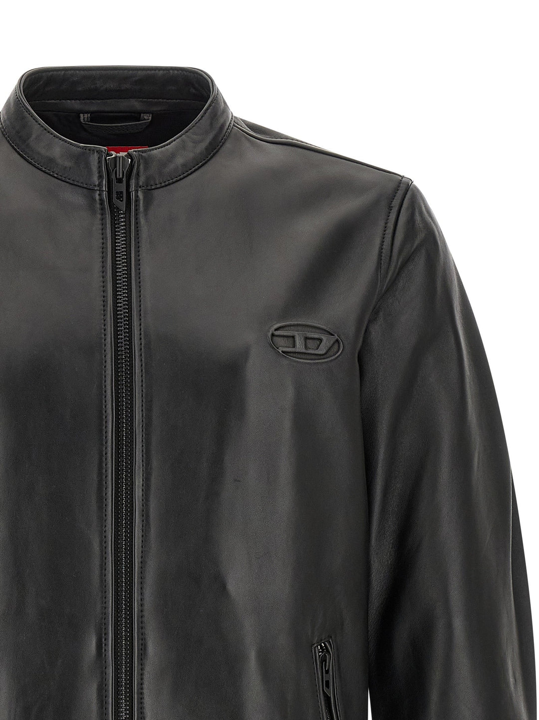 Men’s Diesel Black Lamb Leather Jacket