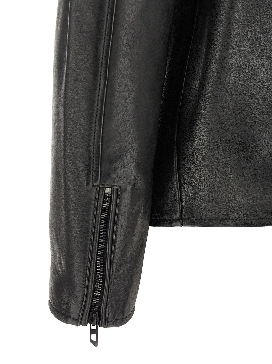 Men’s Diesel Black Lamb Leather Jacket
