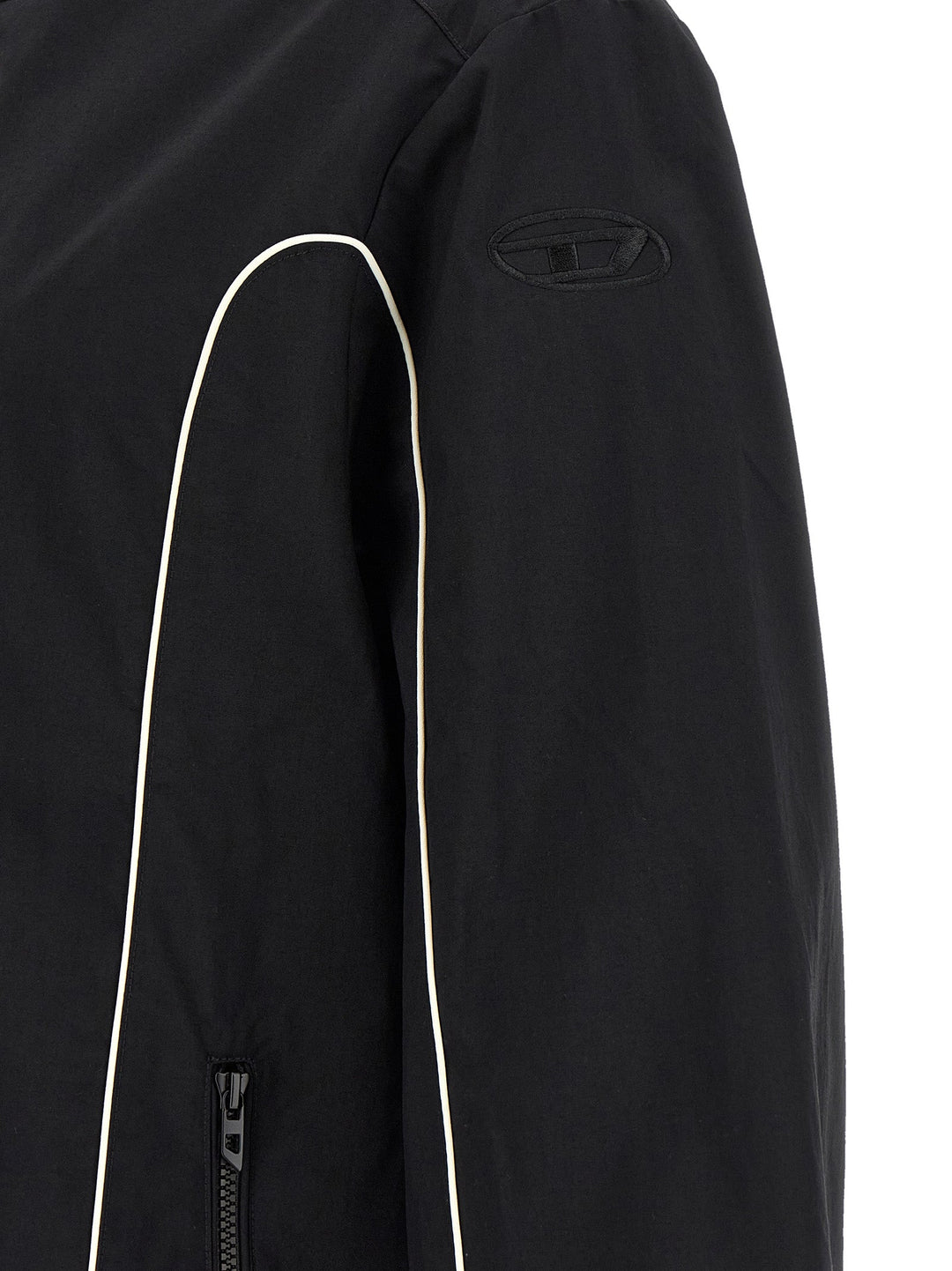 Men’s Diesel Black Polyamide Shell Jacket