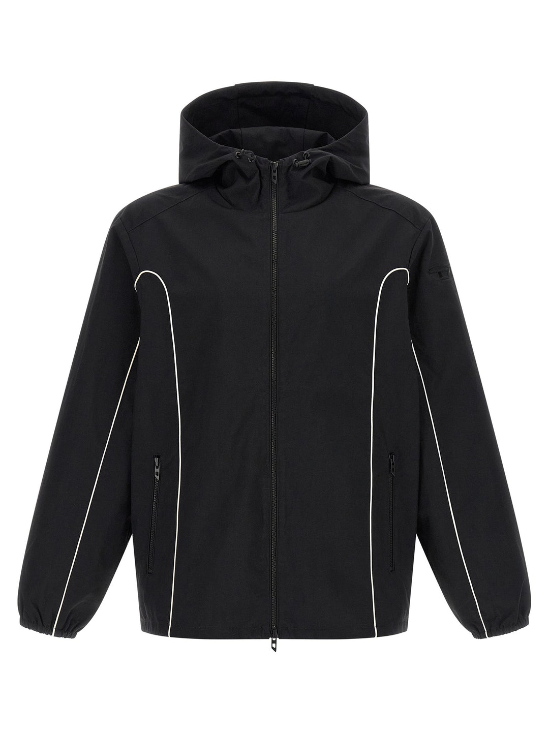 Men’s Diesel Black Polyamide Shell Jacket