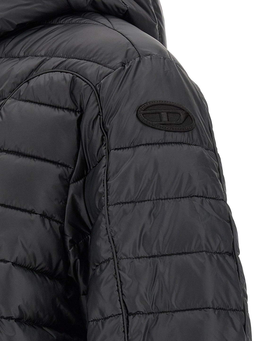 Men’s Diesel Black Polyester Full-length Jacket