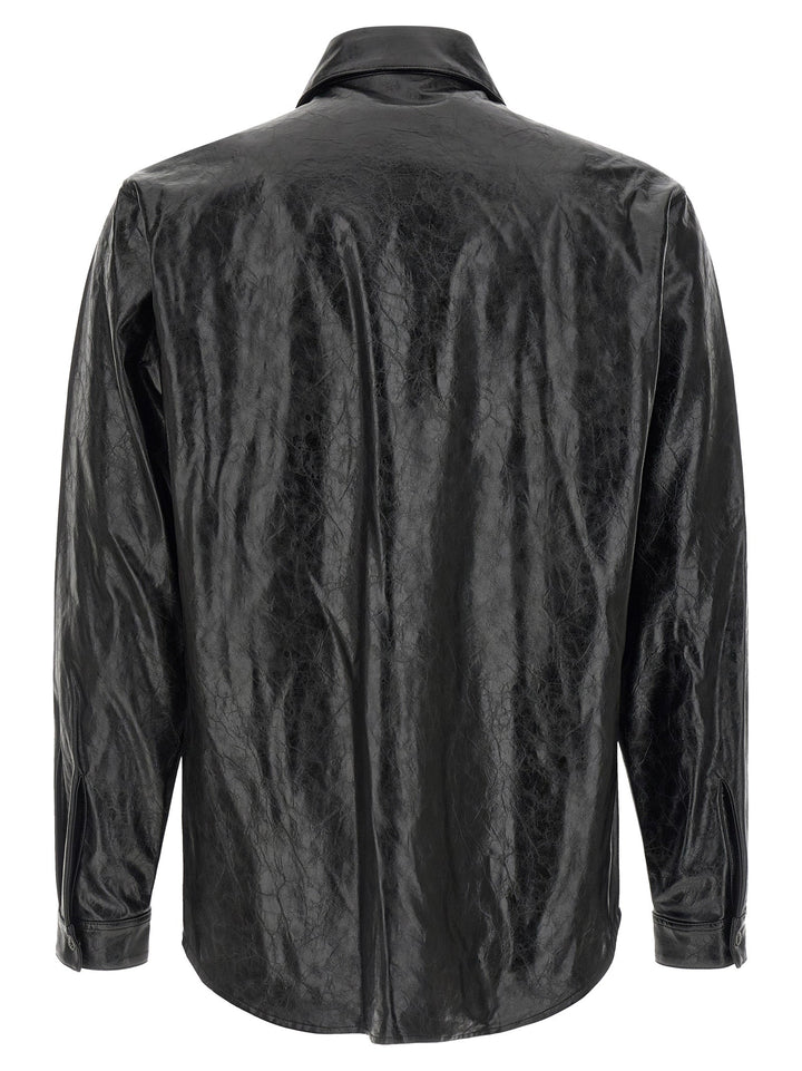 Diesel Black Viscose Blouse