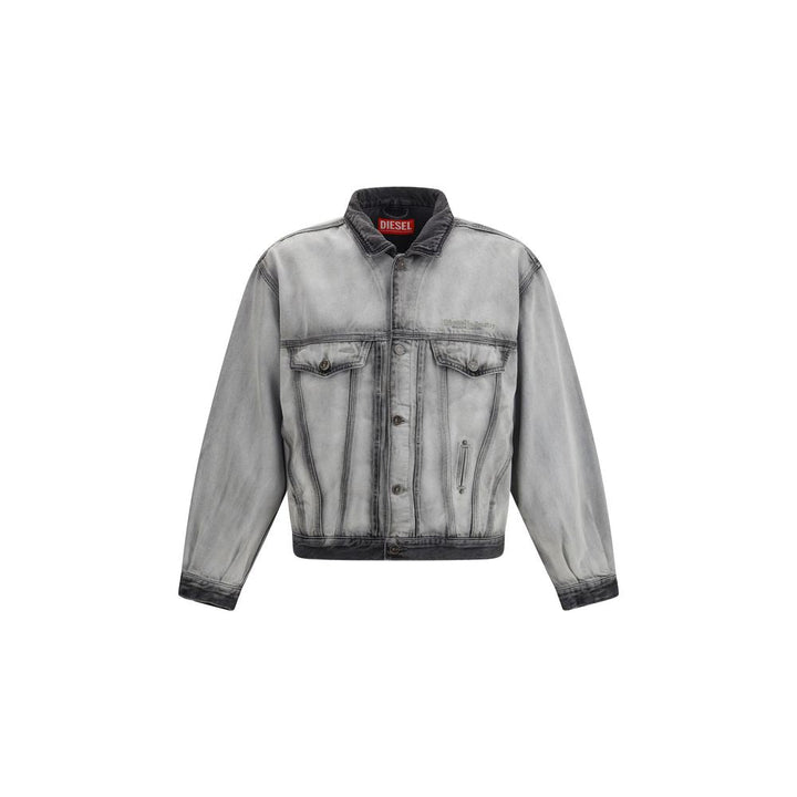 Men’s Diesel Gray Cotton Denim Jacket
