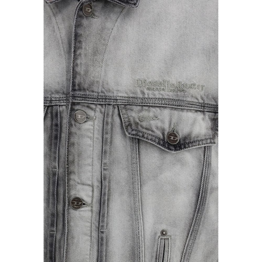 Men’s Diesel Gray Cotton Denim Jacket