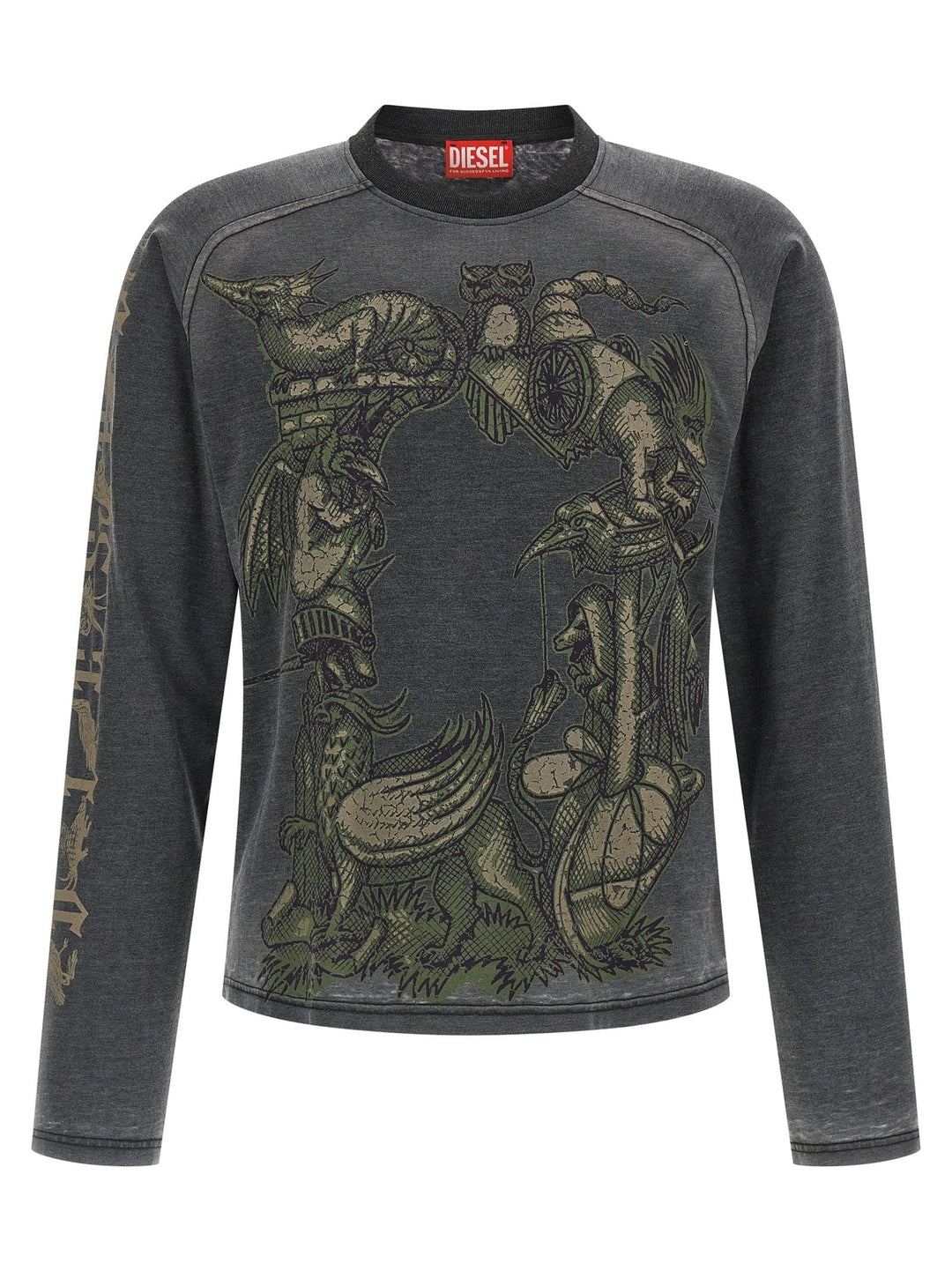 Men’s Diesel Gray Cotton Sportswear