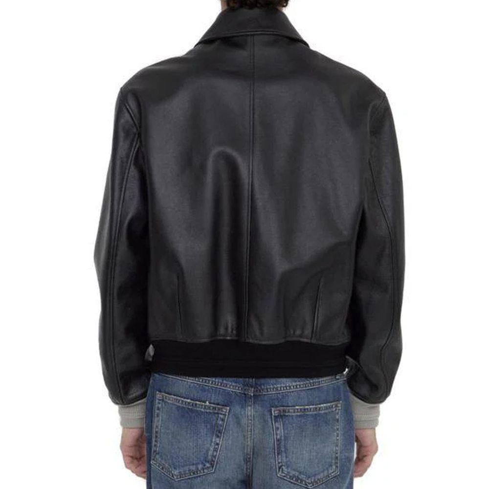 Men’s Dior Black Calfskin Leather Jacket