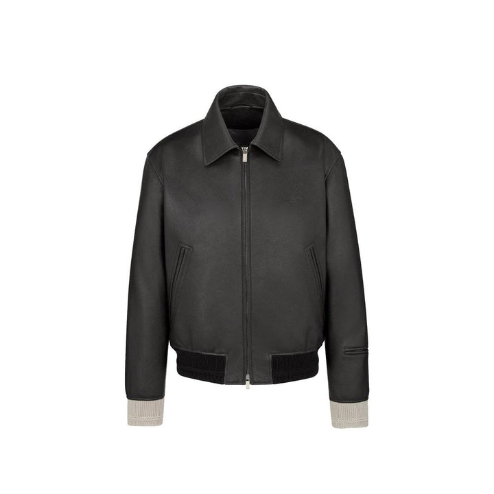 Men’s Dior Black Calfskin Leather Jacket