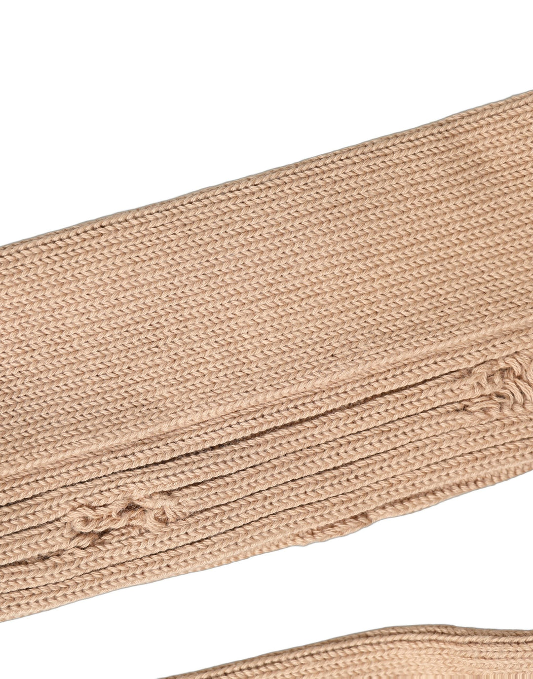 Dolce &amp; Gabbana Beige Cotton Distressed Mid Calf Accessory Socks