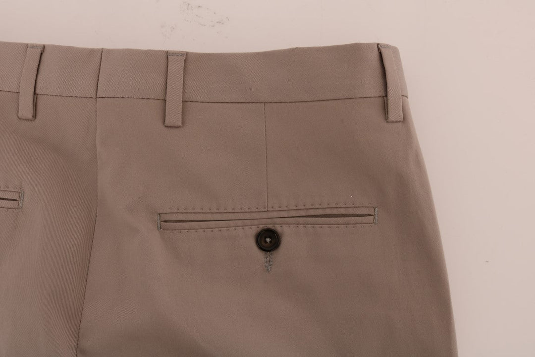 Pantalon chino décontracté beige chic Dolce &amp;amp; Gabbana