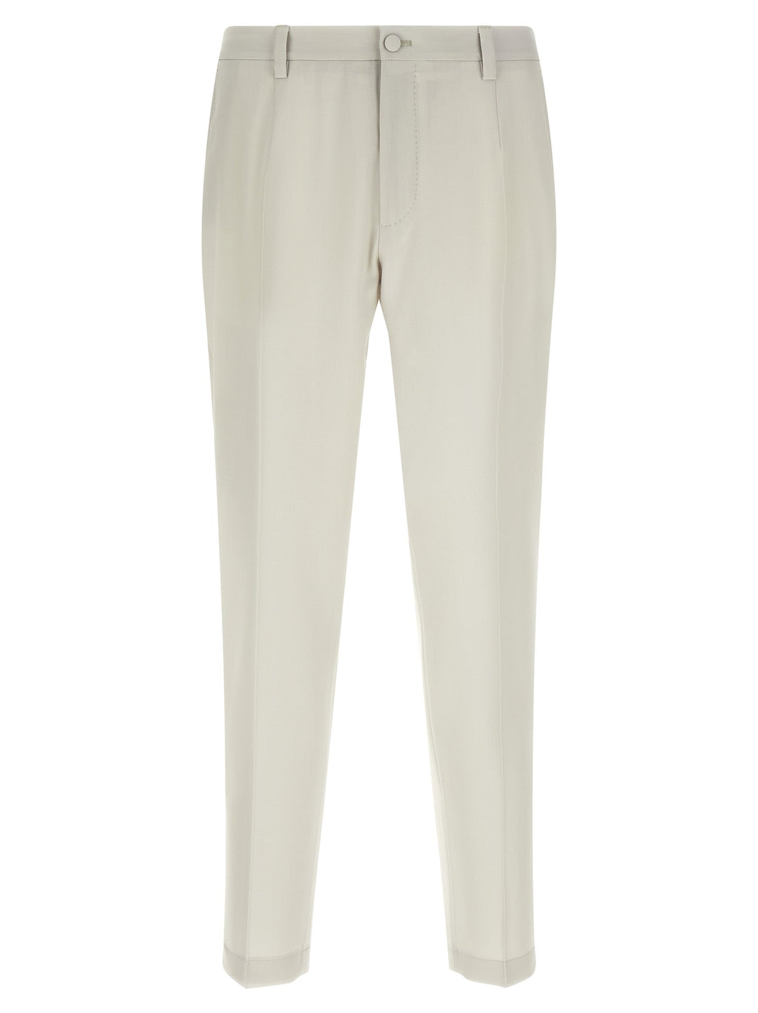 Dolce &amp; Gabbana Beige Virgin Wool Dress Pants
