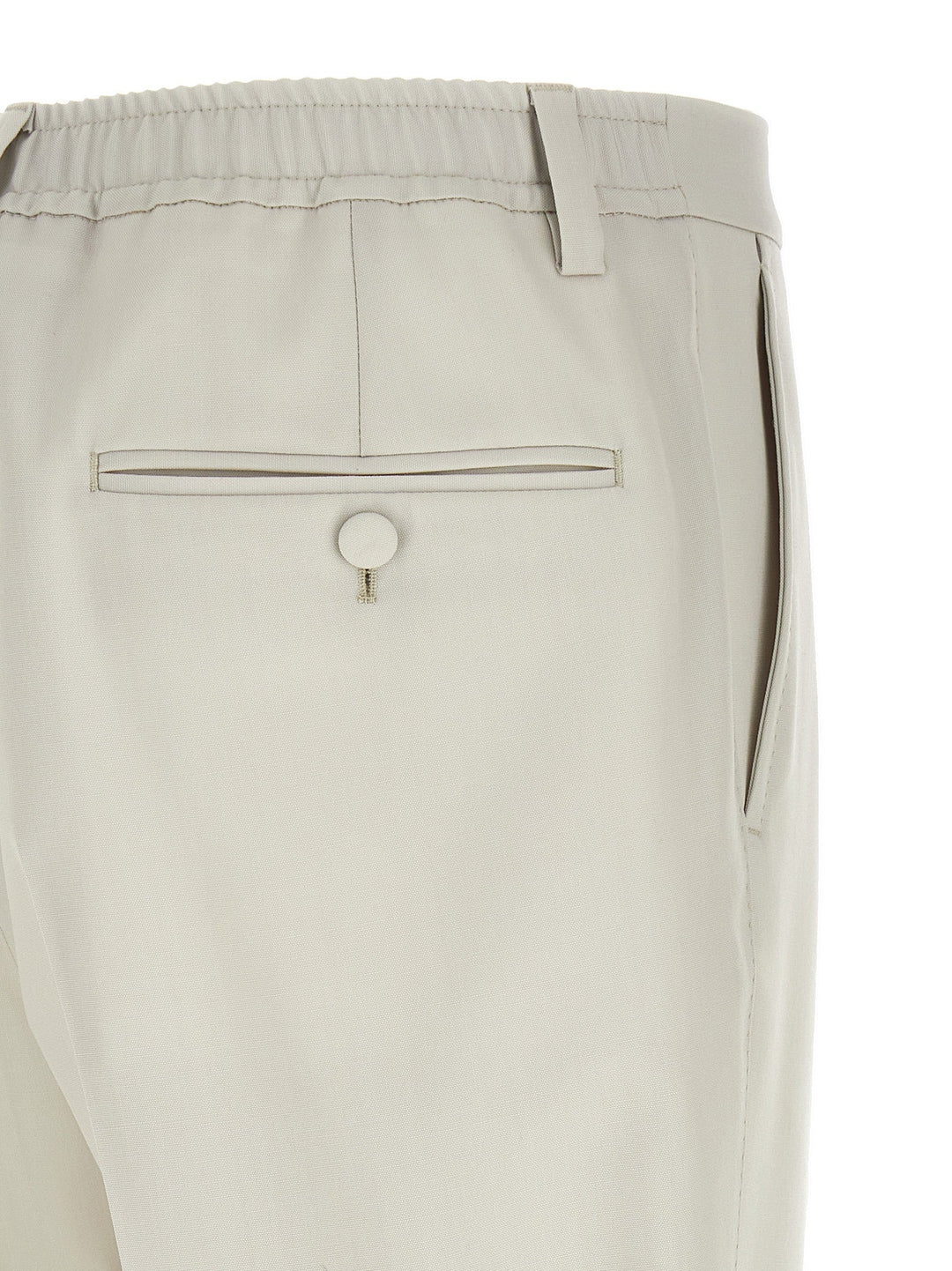 Dolce &amp; Gabbana Beige Virgin Wool Dress Pants