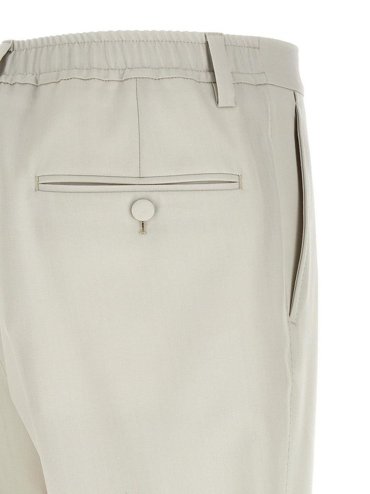 Dolce &amp; Gabbana Beige Virgin Wool Dress Pants