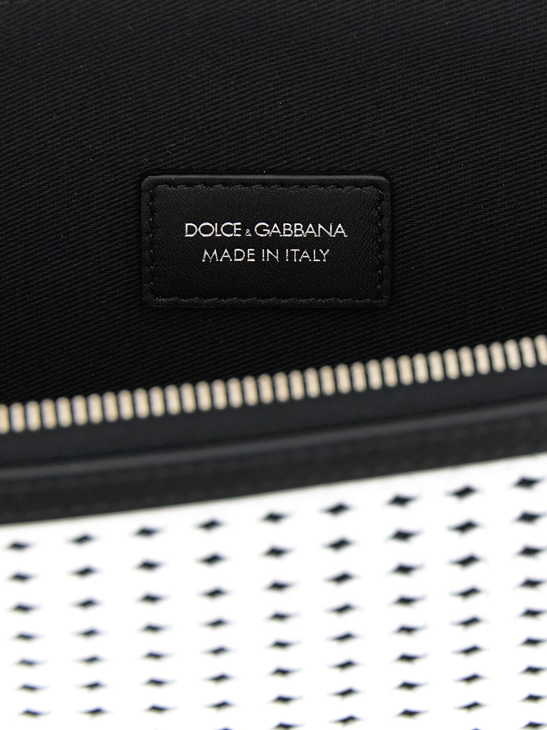 Men’s Dolce &amp; Gabbana Bicolor Calfskin Clutch Bag