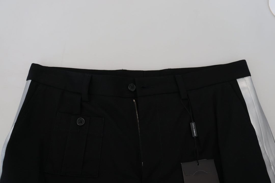 Men’s Dolce &amp; Gabbana Black Bermuda Cargo Casual Shorts