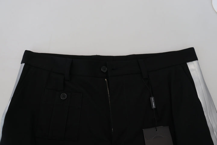 Men’s Dolce &amp; Gabbana Black Bermuda Cargo Casual Shorts