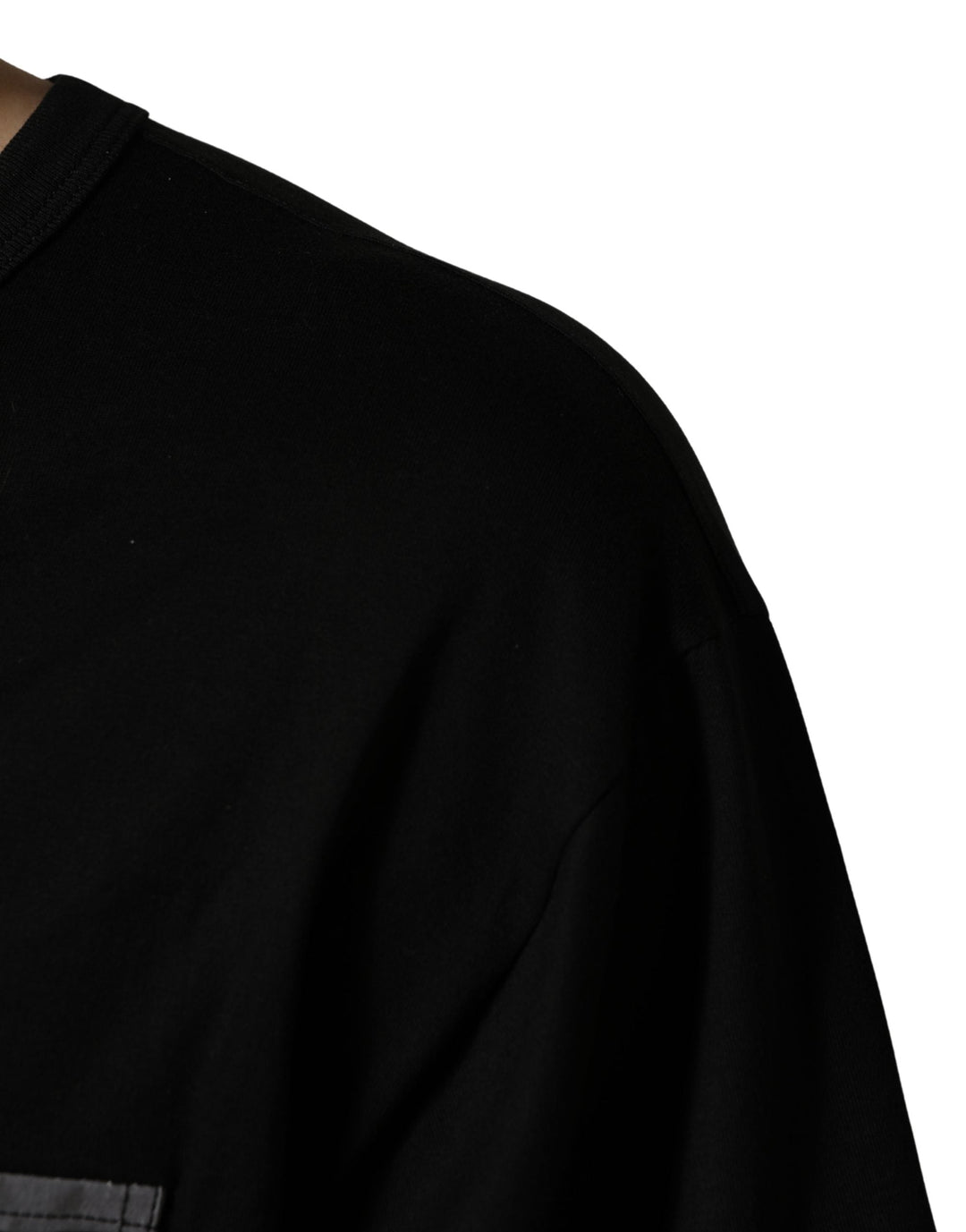 Dolce & Gabbana Black Camouflage Pocket Oversized T-shirt