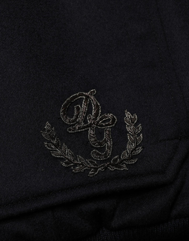 Men’s Dolce &amp; Gabbana Black Cashmere Knitted Button Down Jacket